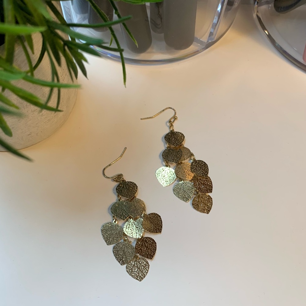 Gold Chandelier Earrings